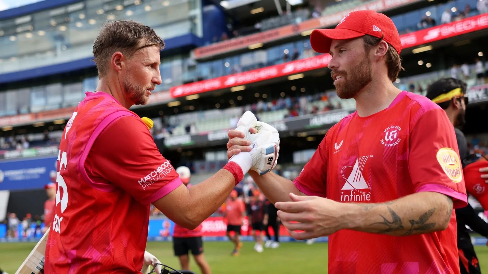 Joe Root Leads Welsh Fire to Joint Top of The Hundred Table