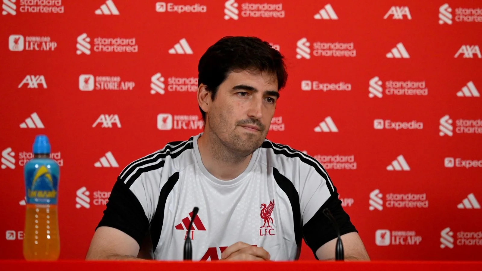 Andoni Iraola addresses Liverpool squad depth and injury concerns in first press conference