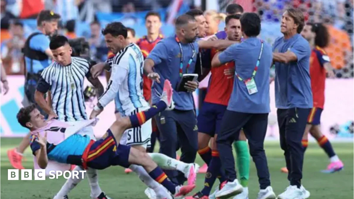 Gavi Advocates Against Suspension for Leandro Paredes Following Post-Final Fracas