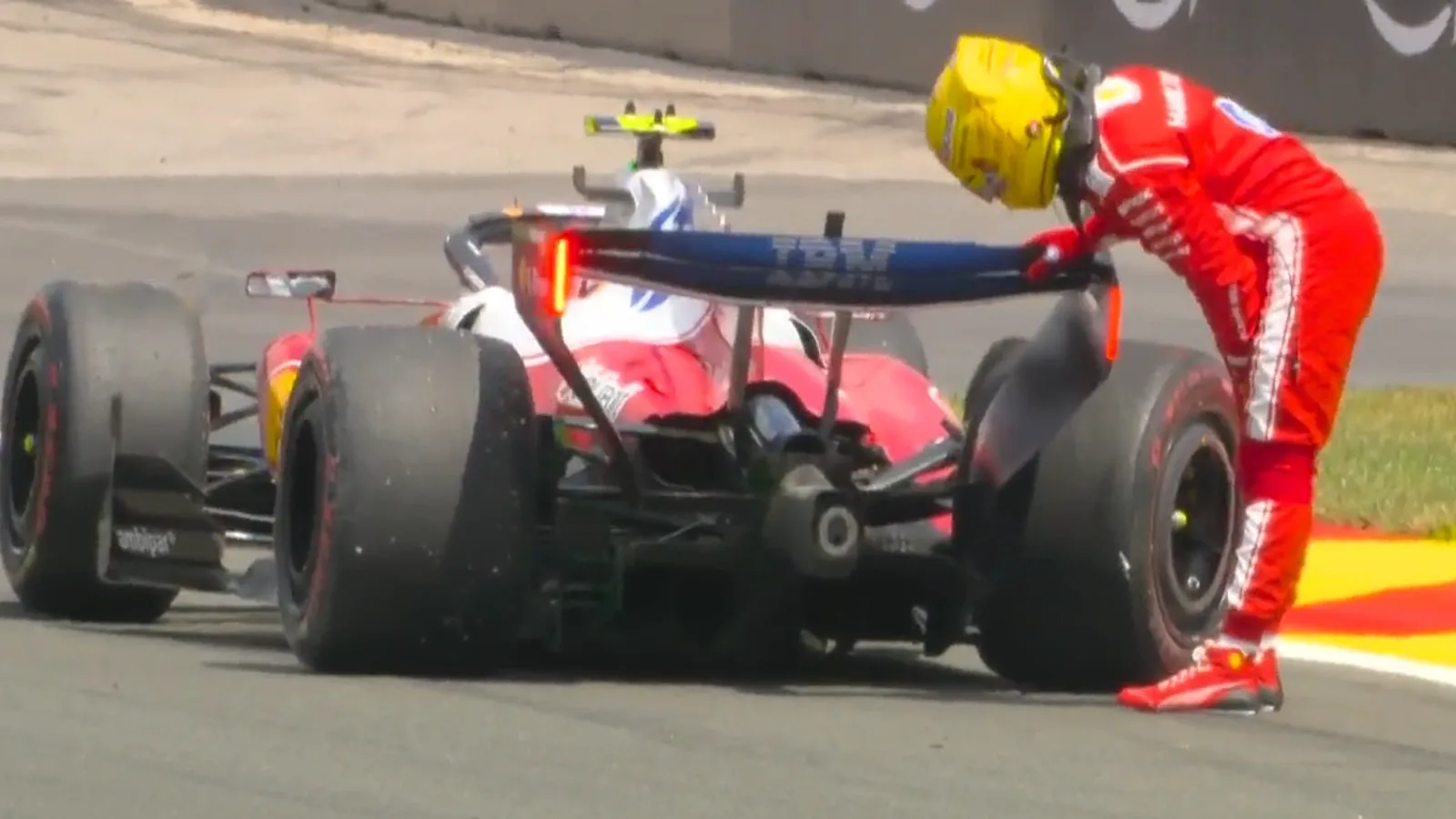 Hamilton Crashes in Spa Final Practice as Antonelli Dominates